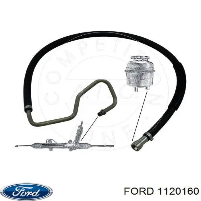 Купить 1347424 Ford Шланг ГУР от рейки к радиатору