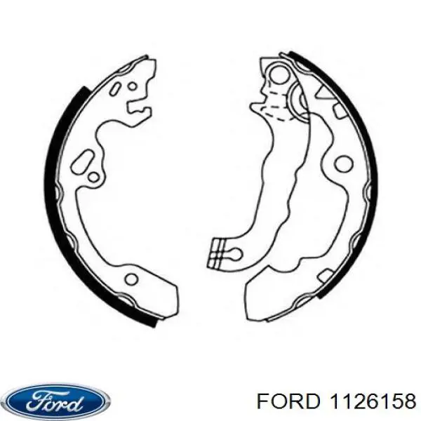 Тормоза рабочие задние ножные и тормозные барабаны Ford 1126158 цена, от 18.79 USD