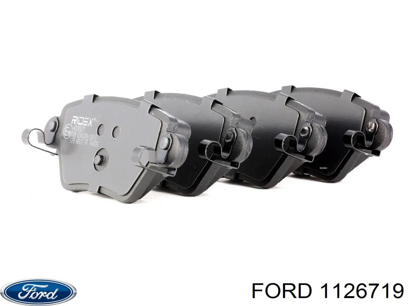 1126719 Ford колодки тормозные задние дисковые