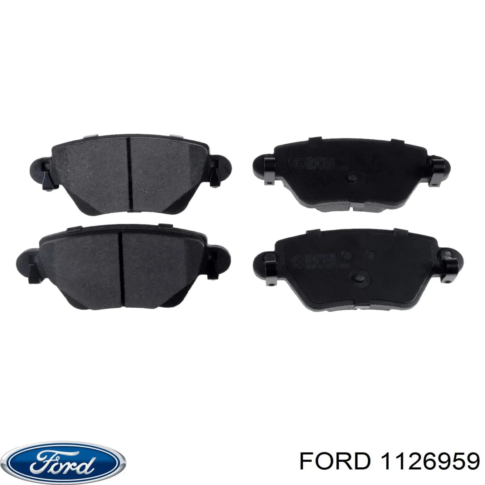 1126959 Ford задние тормозные колодки