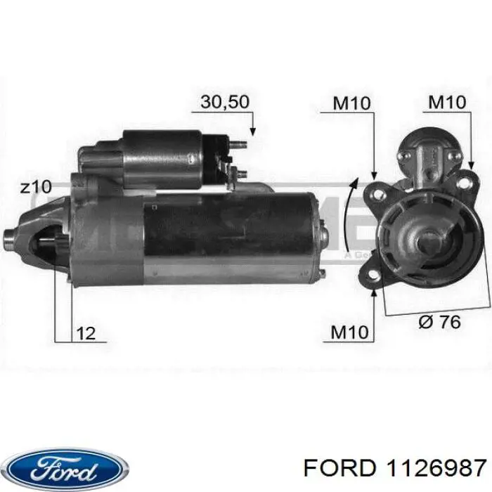 1126987 Ford стартер