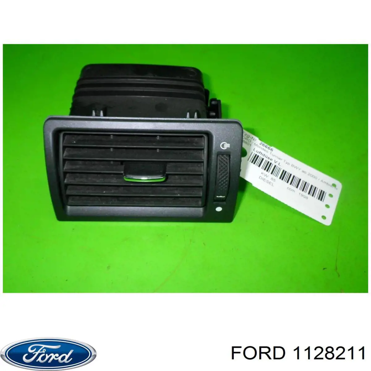 1128211 Ford grelha de ventilação de salão no "painel de instrumentos"