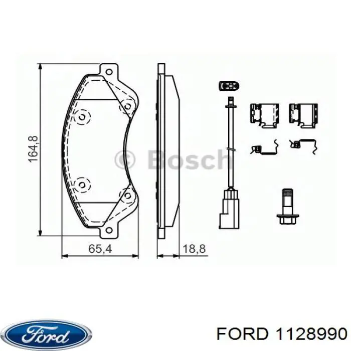 Купить 1128990 Ford Маховик с зубчатым ободом