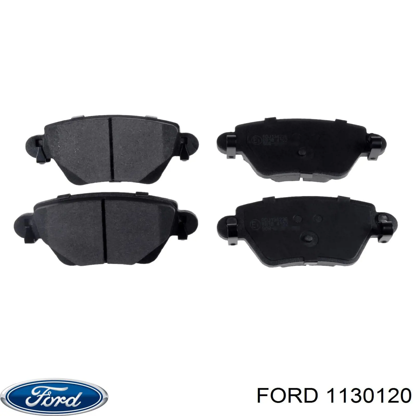 1130120 Ford колодки тормозные задние дисковые