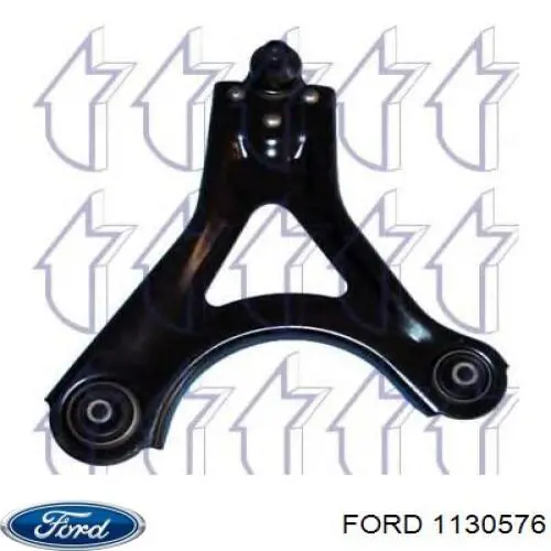 1130576 Ford braço oscilante inferior direito de suspensão dianteira