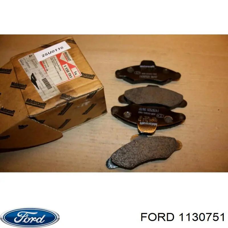 1130751 Ford колодки тормозные передние дисковые