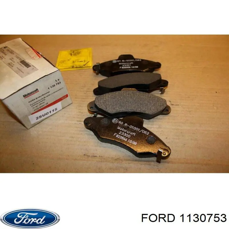 1130753 Ford колодки тормозные передние дисковые