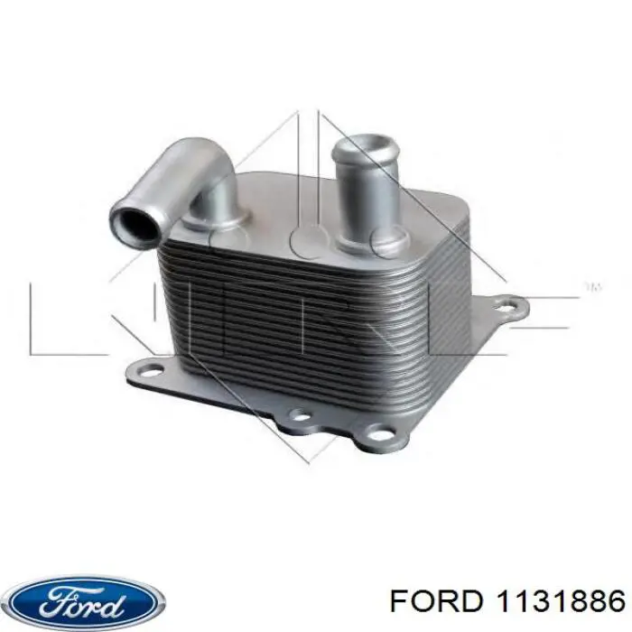 1131886 Ford Радиатор масляный (холодильник) под фильтром