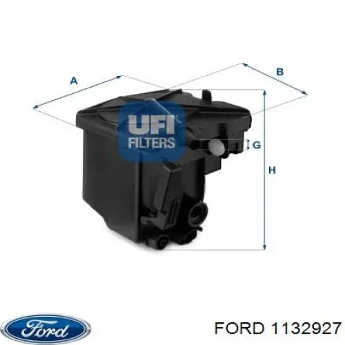 1132927 Ford клапан егр