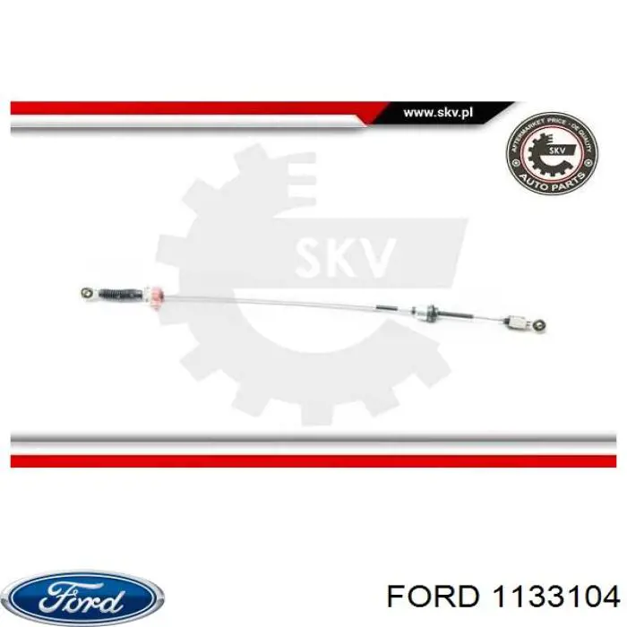 Трос переключения передач, выбора передачи Ford 1133104 цена, от 28.87 USD