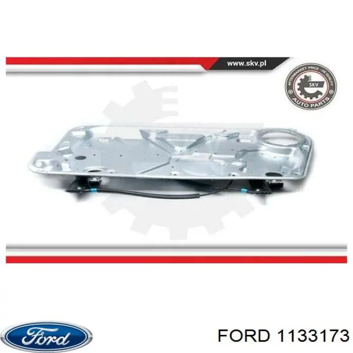 1133173 Ford mecanismo de acionamento de vidro da porta dianteira direita