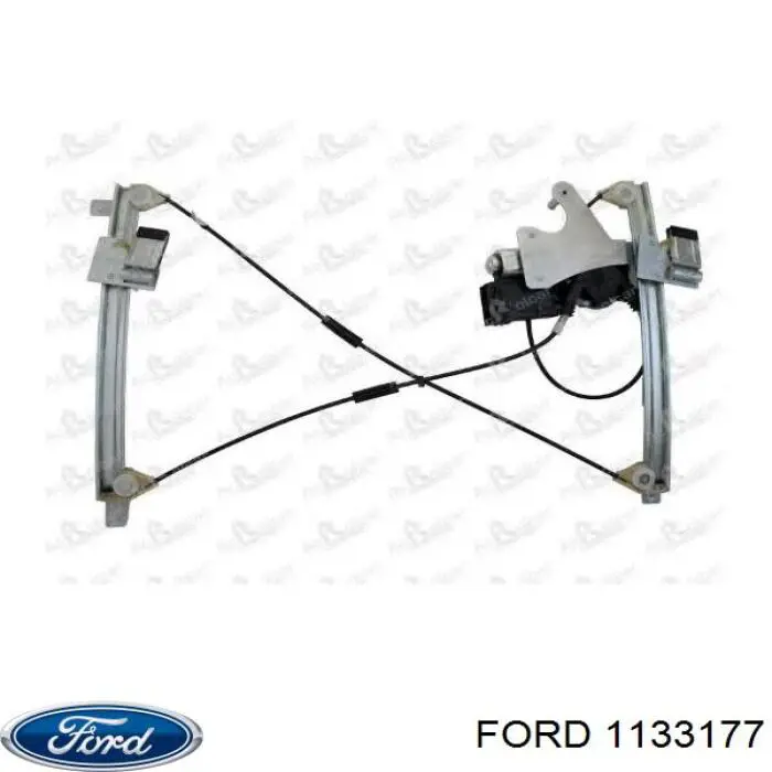 1009603 Ford mecanismo de acionamento de vidro da porta traseira direita