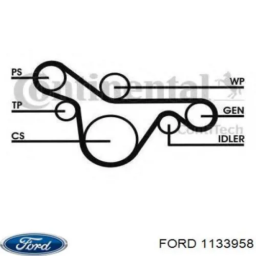 Клиновый ремень Ford 1133958 цена, от 12.97 USD