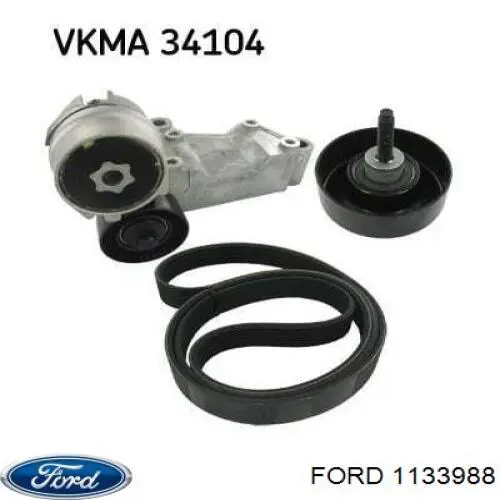 Купить 1133988 Ford Натяжитель приводного ремня