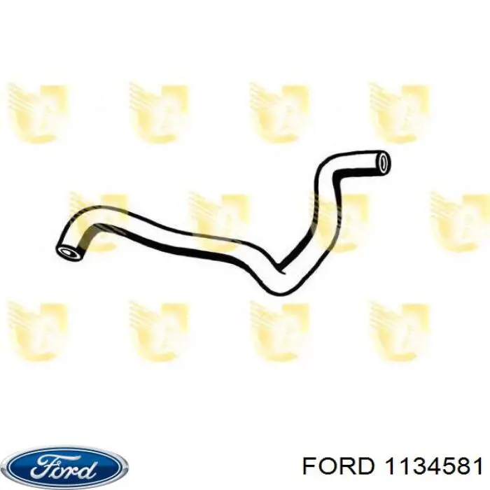 Патрубок радиатора 1134581 Ford