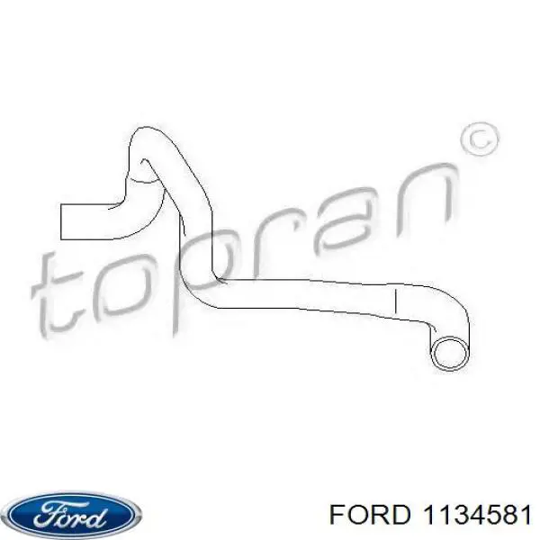 Купить 1134581 Ford Патрубок радиатора