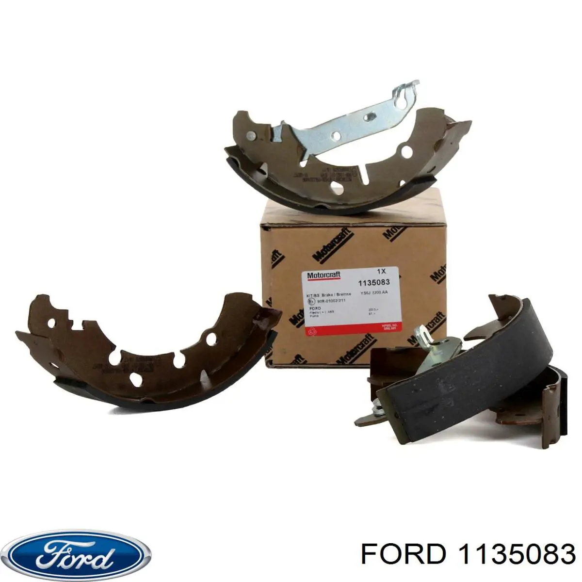 1135083 Ford колодки тормозные задние барабанные