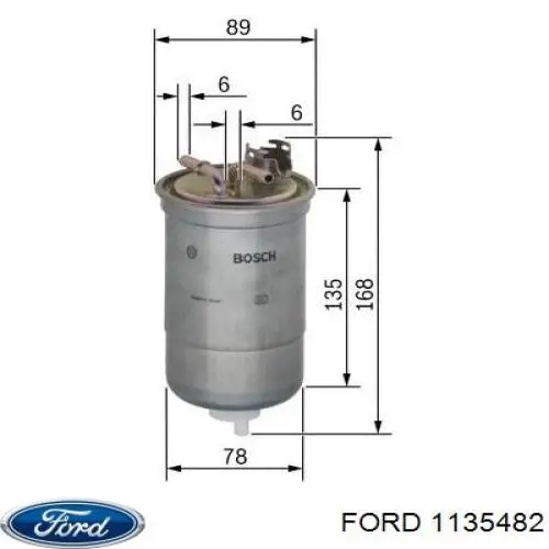 1135482 Ford топливный фильтр