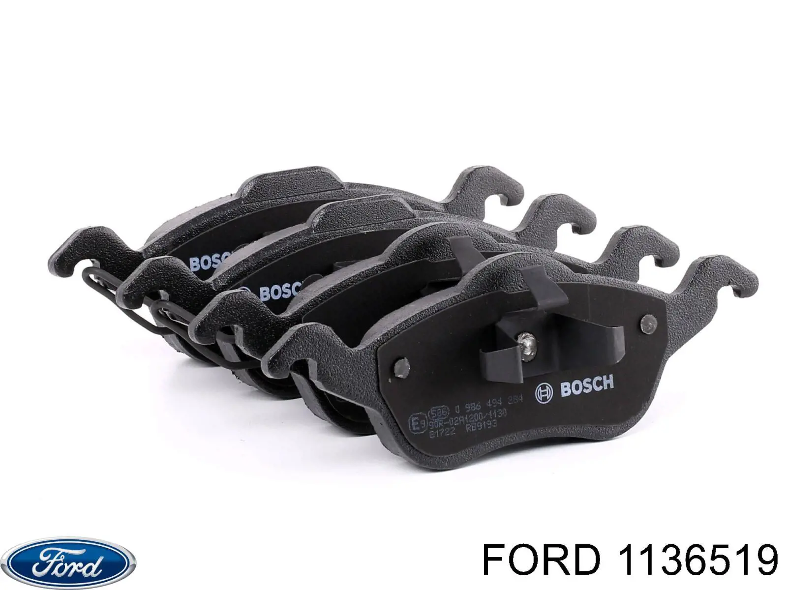 1136519 Ford передние тормозные колодки