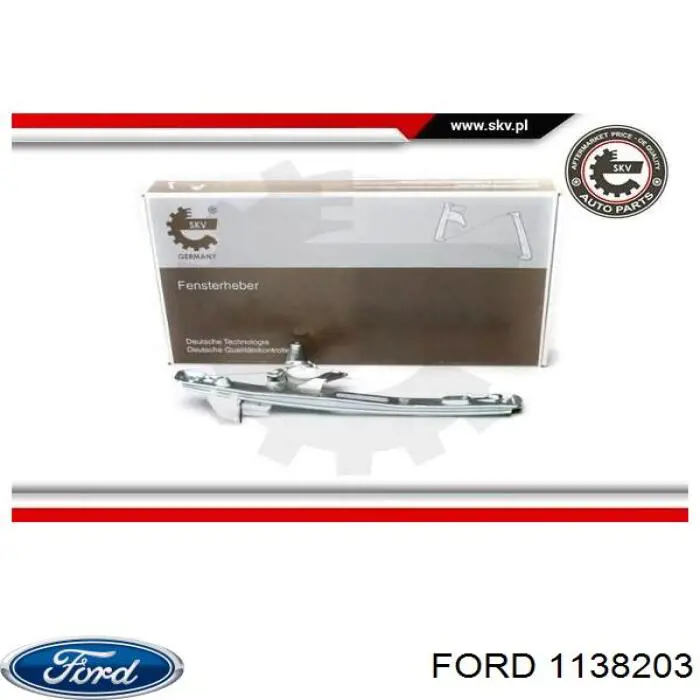 Механизм стеклоподъемника двери задней правой 1091623 Ford