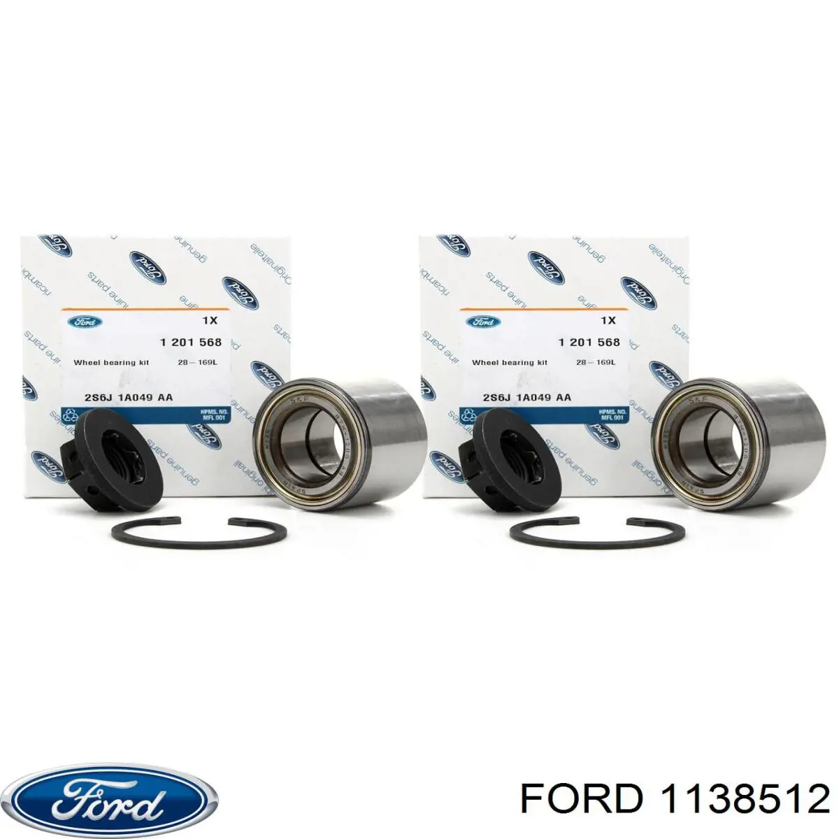 Задняя ступица 1138512 Ford