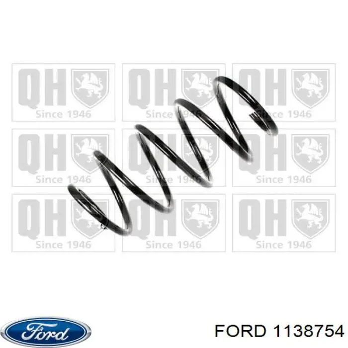1138754 Ford Пружина передней подвески