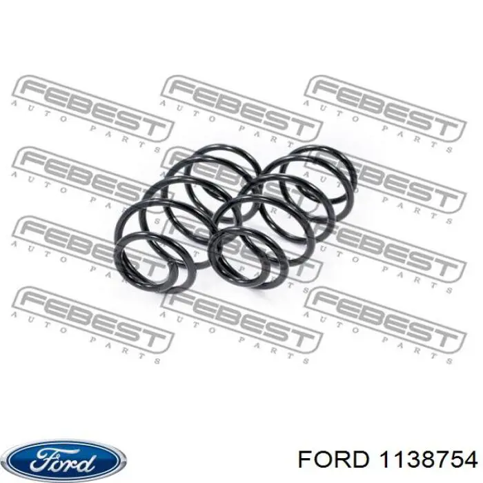 Пружина амортизатора передняя Ford 1138754 цена, от 31.37 USD