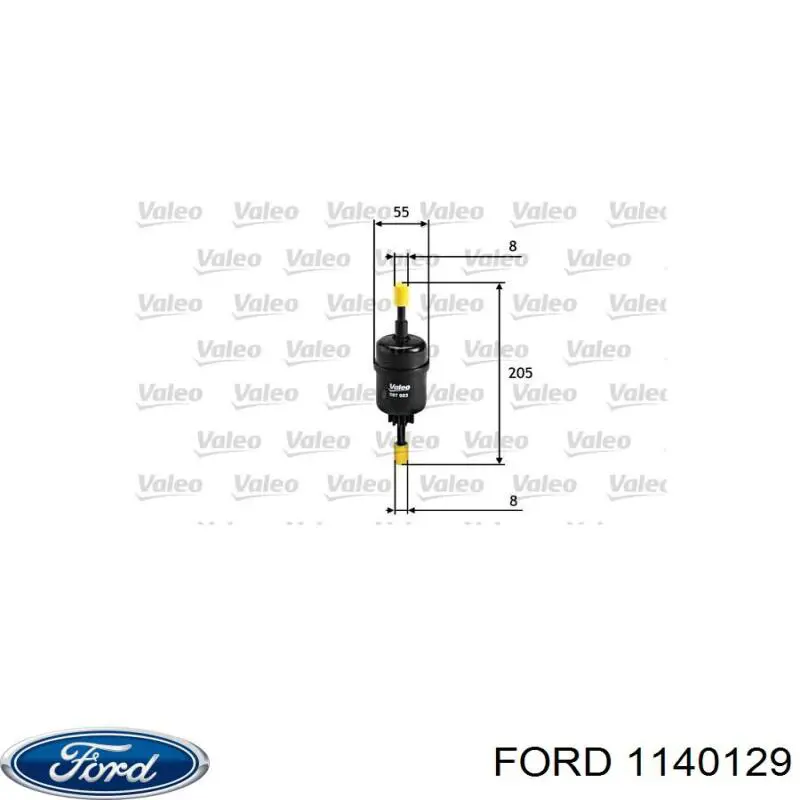 Топливный фильтр 1140129 Ford