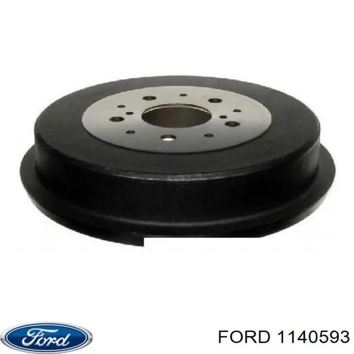 Стекло левого зеркала заднего вида 1140593 Ford