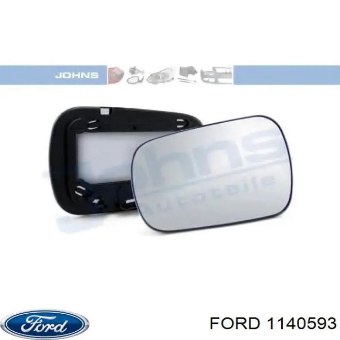 1140593 Ford зеркальный элемент зеркала заднего вида левого