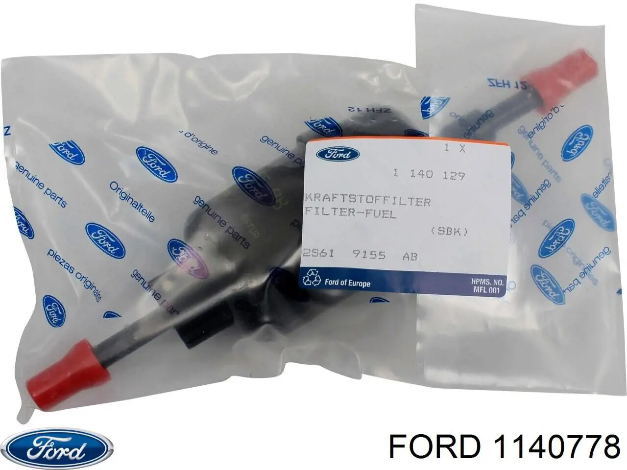 Воздушный фильтр 1140778 Ford