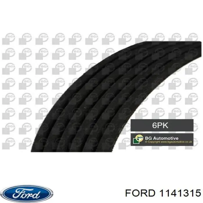 Ремень генератора 1141315 Ford