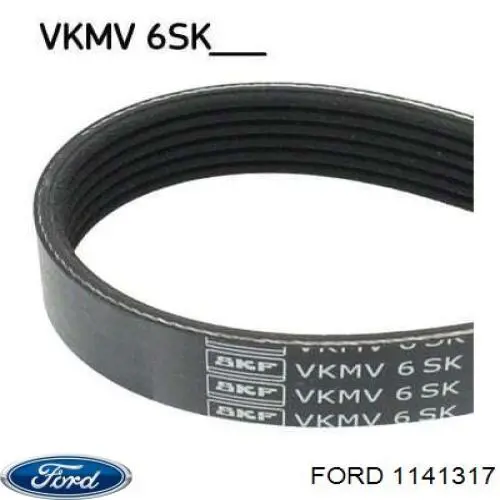 Клиновый ремень Ford 1141317 цена, от 8.27 USD