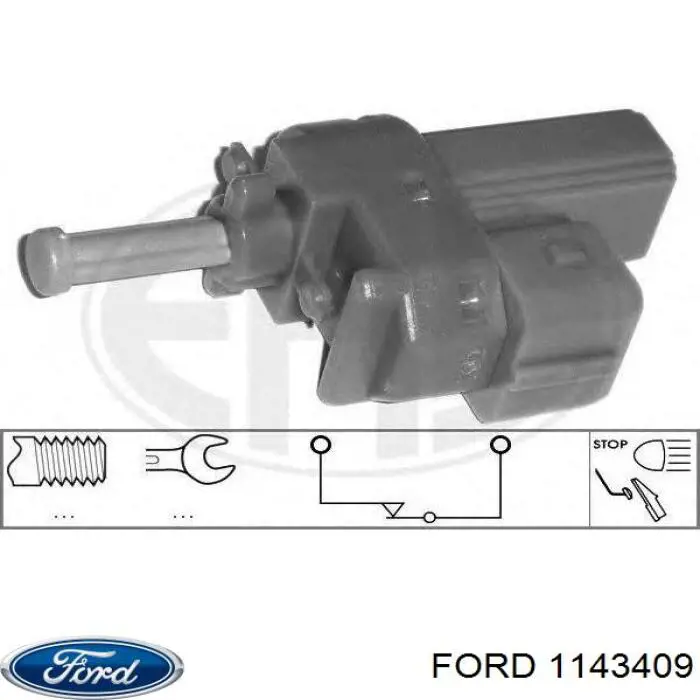 Датчик включения сцепления  Ford 1143409