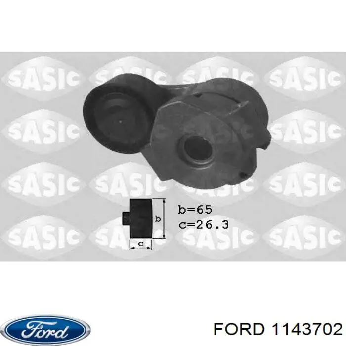 Пружина задняя Ford 1143702