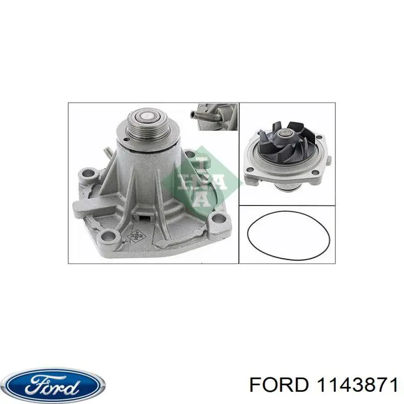 1143871 Ford помпа