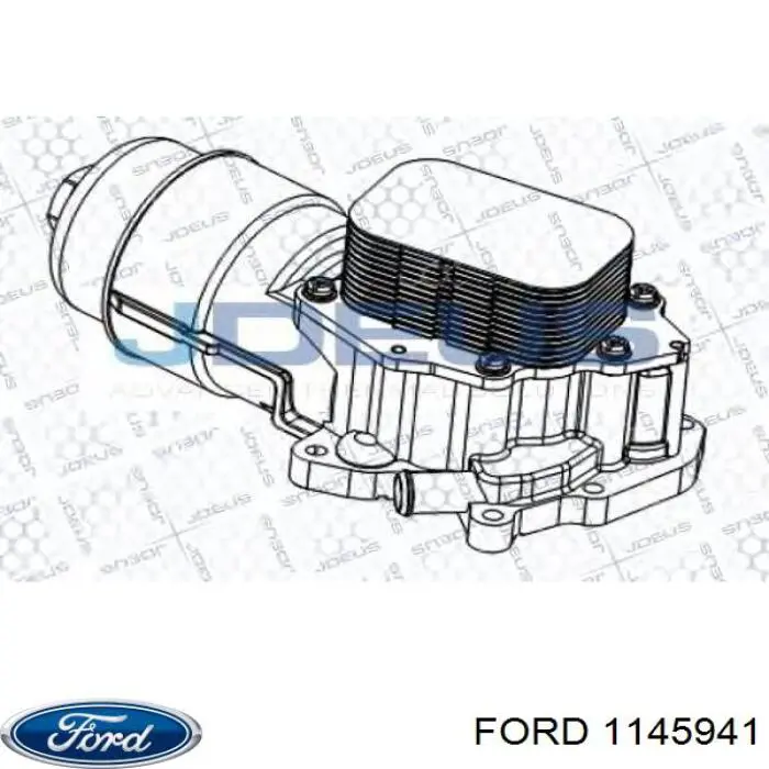 Радиатор масляный (холодильник), под фильтром Ford 1145941 цена, от 17.10 USD