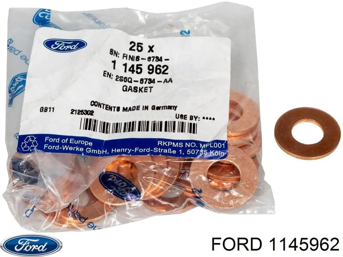 Купить 1145962 Ford Прокладка пробки поддона двигателя