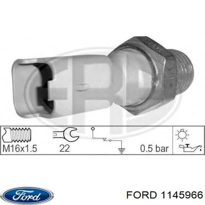 Купить 1145966 Ford Датчик давления масла