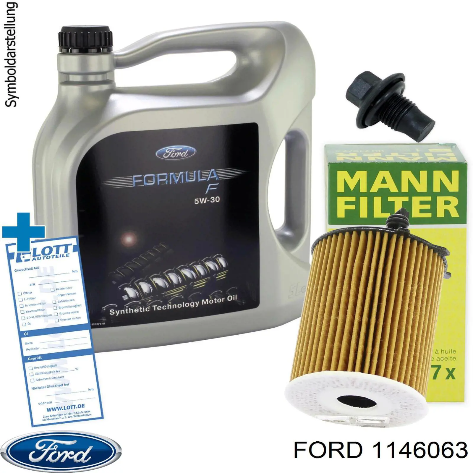 1146063 Ford Пробка поддона двигателя