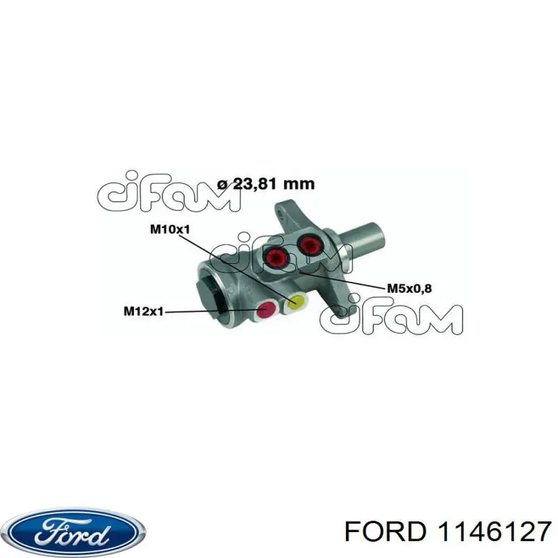 Купить 1146127 Ford Главный тормозной цилиндр