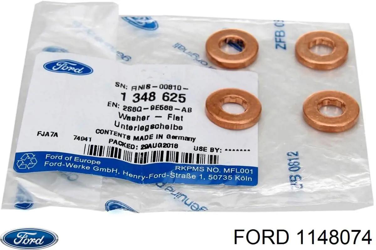 Уплотнитель форсунок Ford 1148074 цена, от 1.50 USD
