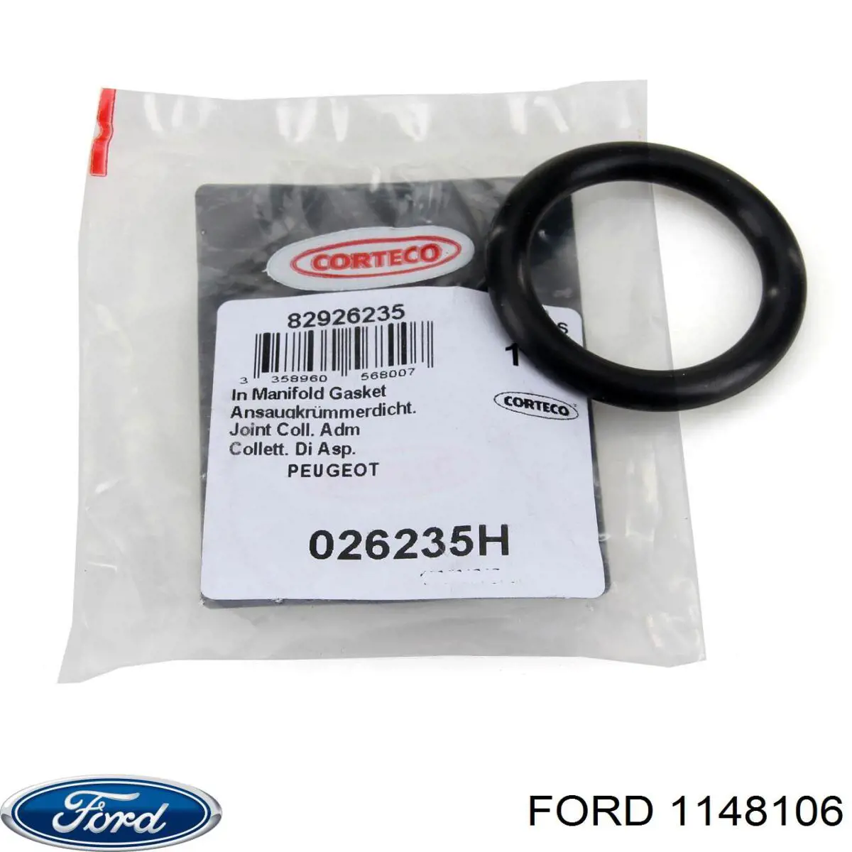 1148106 Ford прокладка впускного коллектора