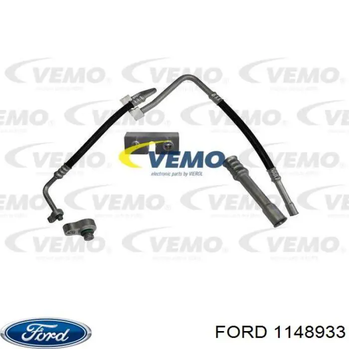 Шланг кондиционера, от компрессора к радиатору Ford 1148933 цена, от 48.25 USD