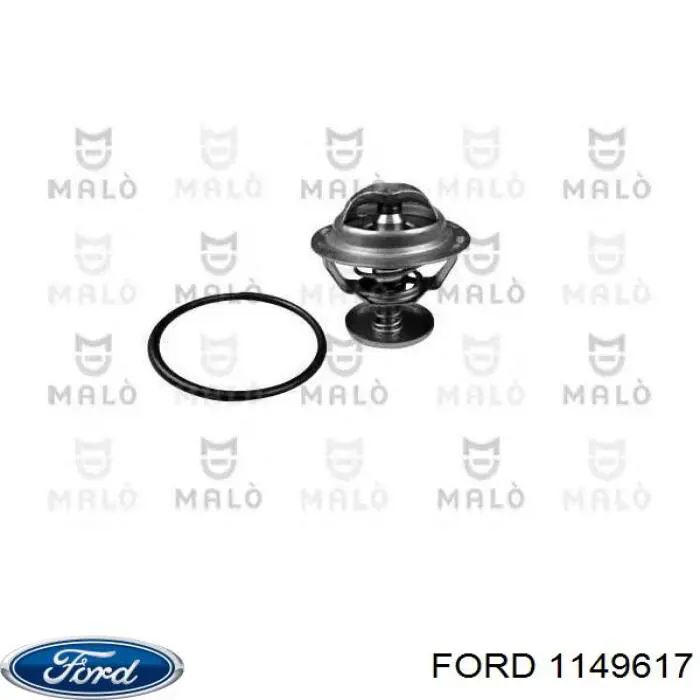 Корпус термостата 1149617 Ford