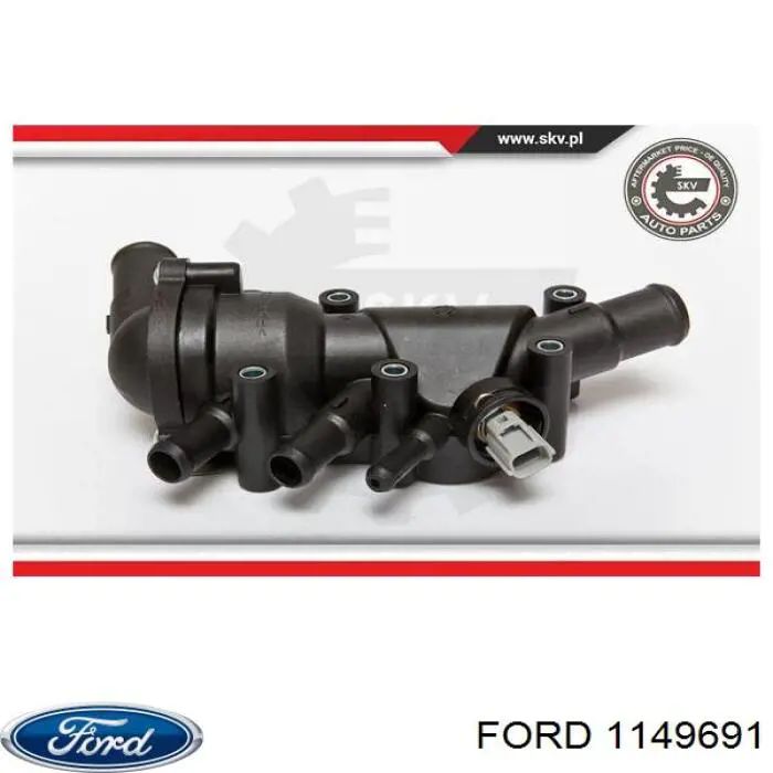 Кожух термостата Ford 1149691 цена, от 24.30 USD