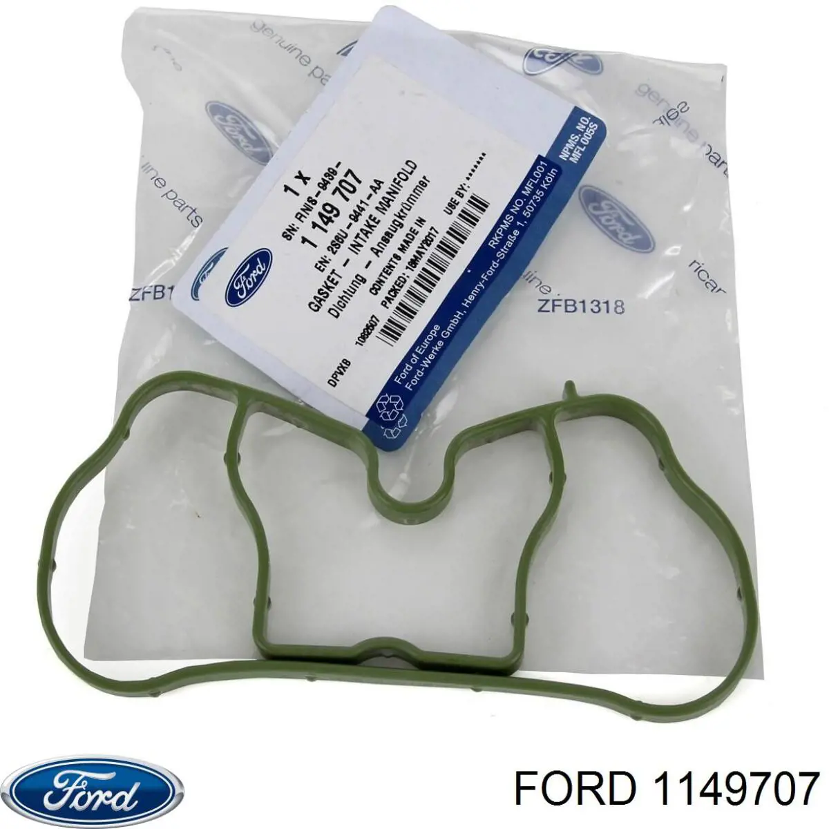 1149707 Ford прокладка впускного коллектора