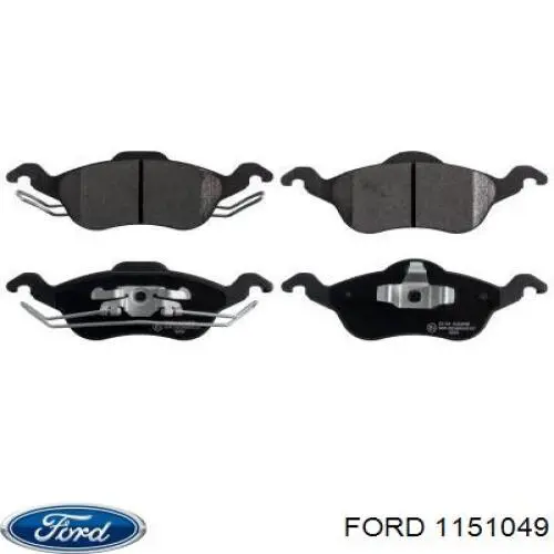 1151049 Ford Колодки передние