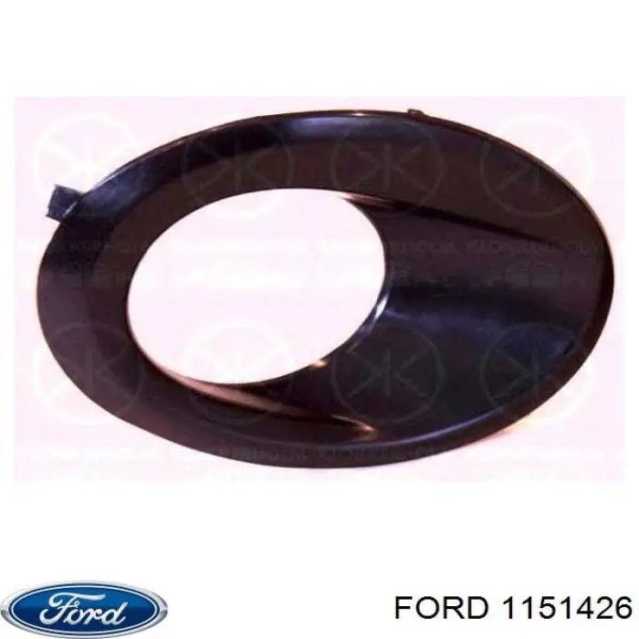 1151426 Ford ободок (окантовка фары противотуманной правой)