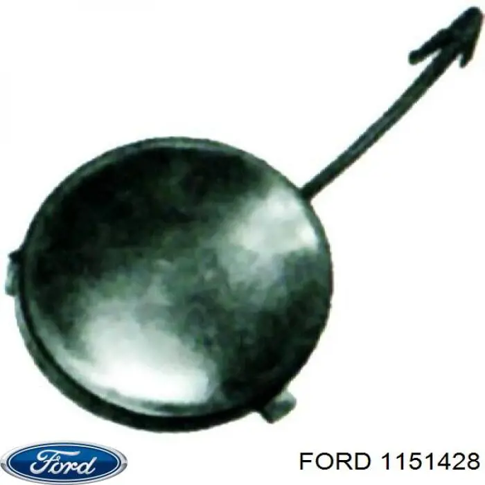 Заглушка буксировочного крюка в передний бампер Ford 1151428 цена, от 3.05 USD